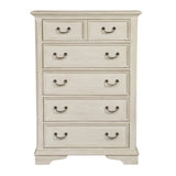 Bayside - 5 Drawer Chest - White