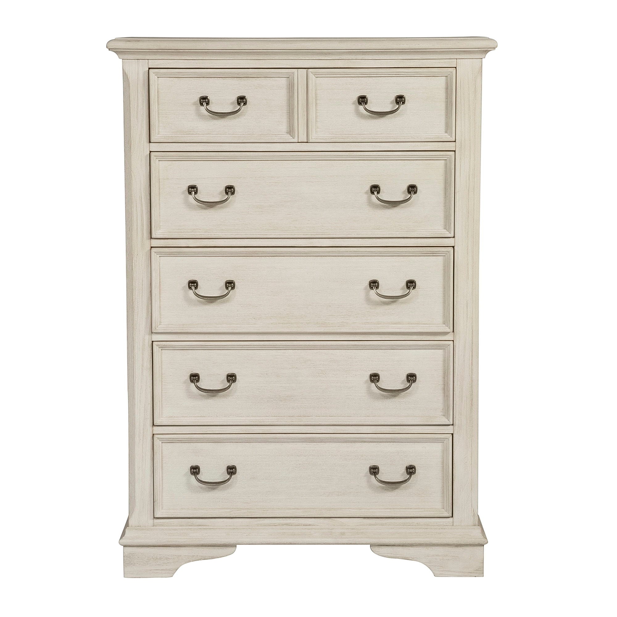 Liberty Furniture Bayside - 5 Drawer Chest - White | Meri Furniture