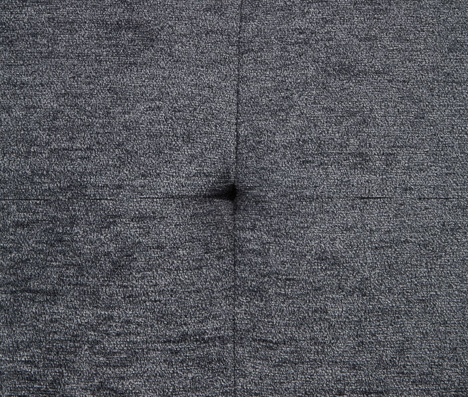 Trey 115"W Gray Chenille Sectional Sofa with Adjustable Backrest, Charging Ports, Pockets, Tufting, Storage Ottoman, Throw Pillows