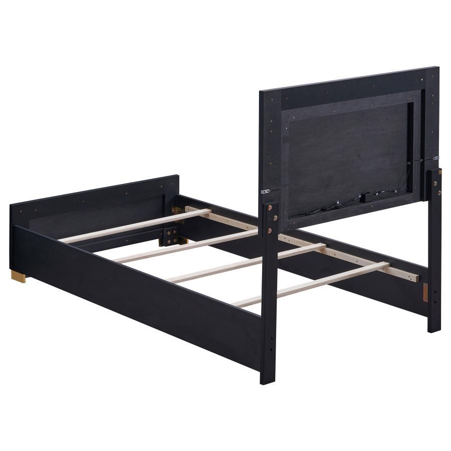 Coaster Fine Furniture Marceline - Wood LED Panel Bed | Meri Furniture