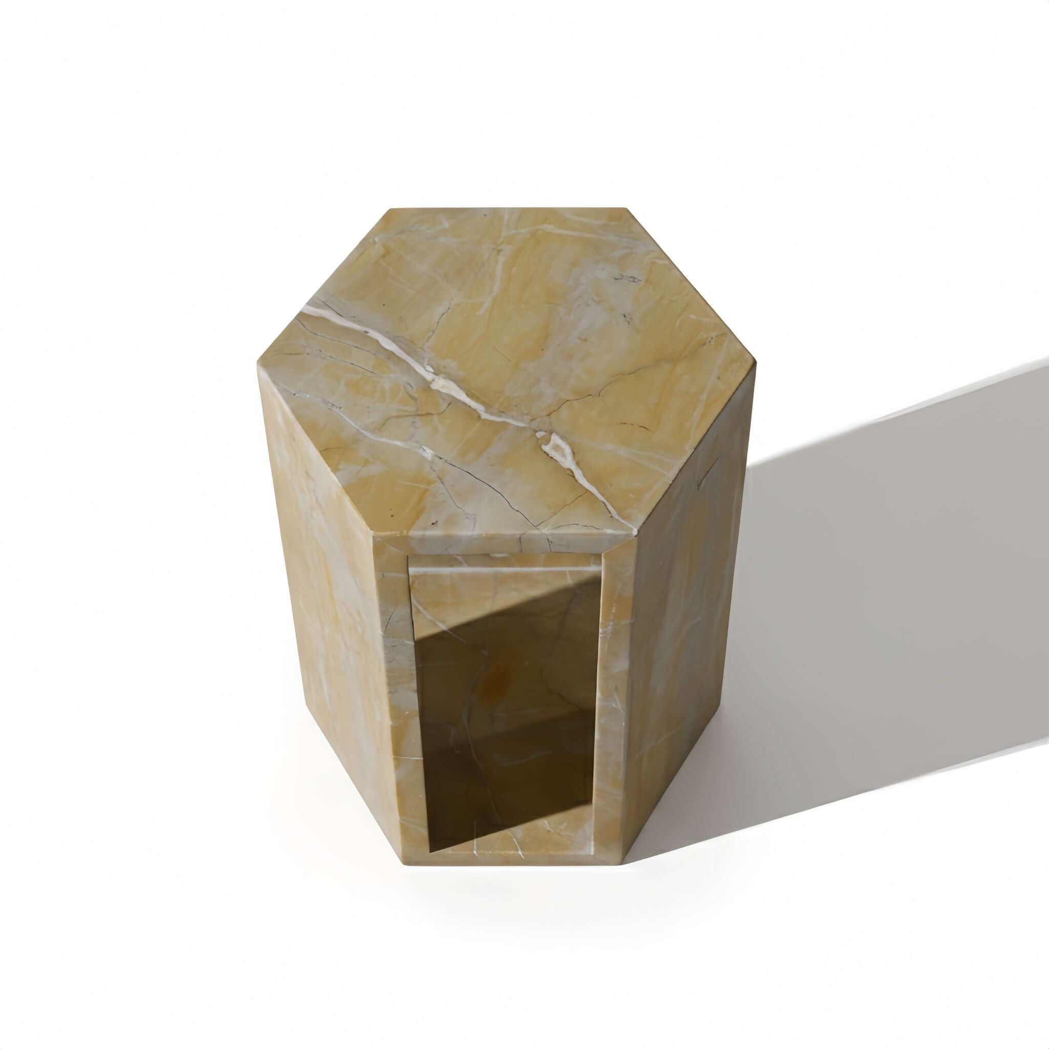 Modern Minimalist Hexagon Side Table
