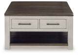Signature Design by Ashley® Darborn - Gray / Brown - Lift Top Cocktail Table | Meri Furniture
