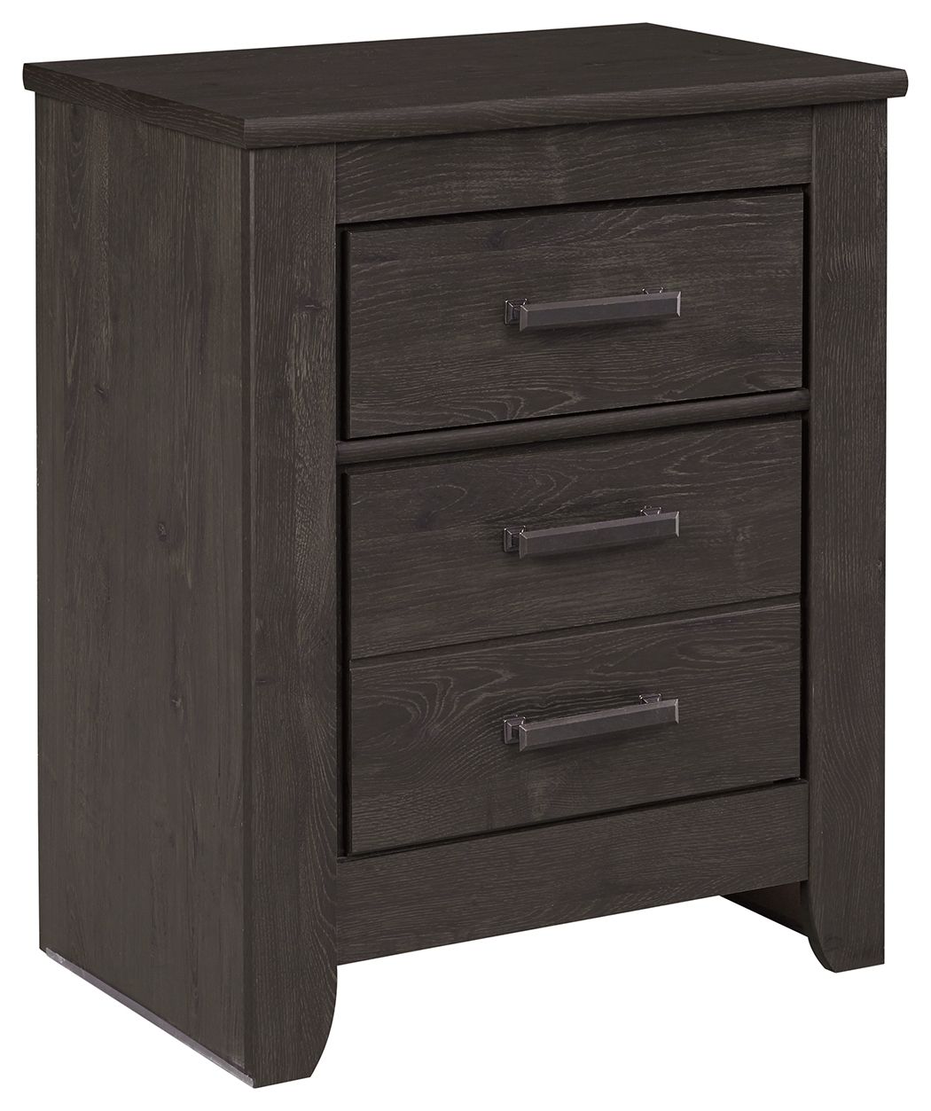 Brinxton - Two Drawer Night Stand - Charcoal