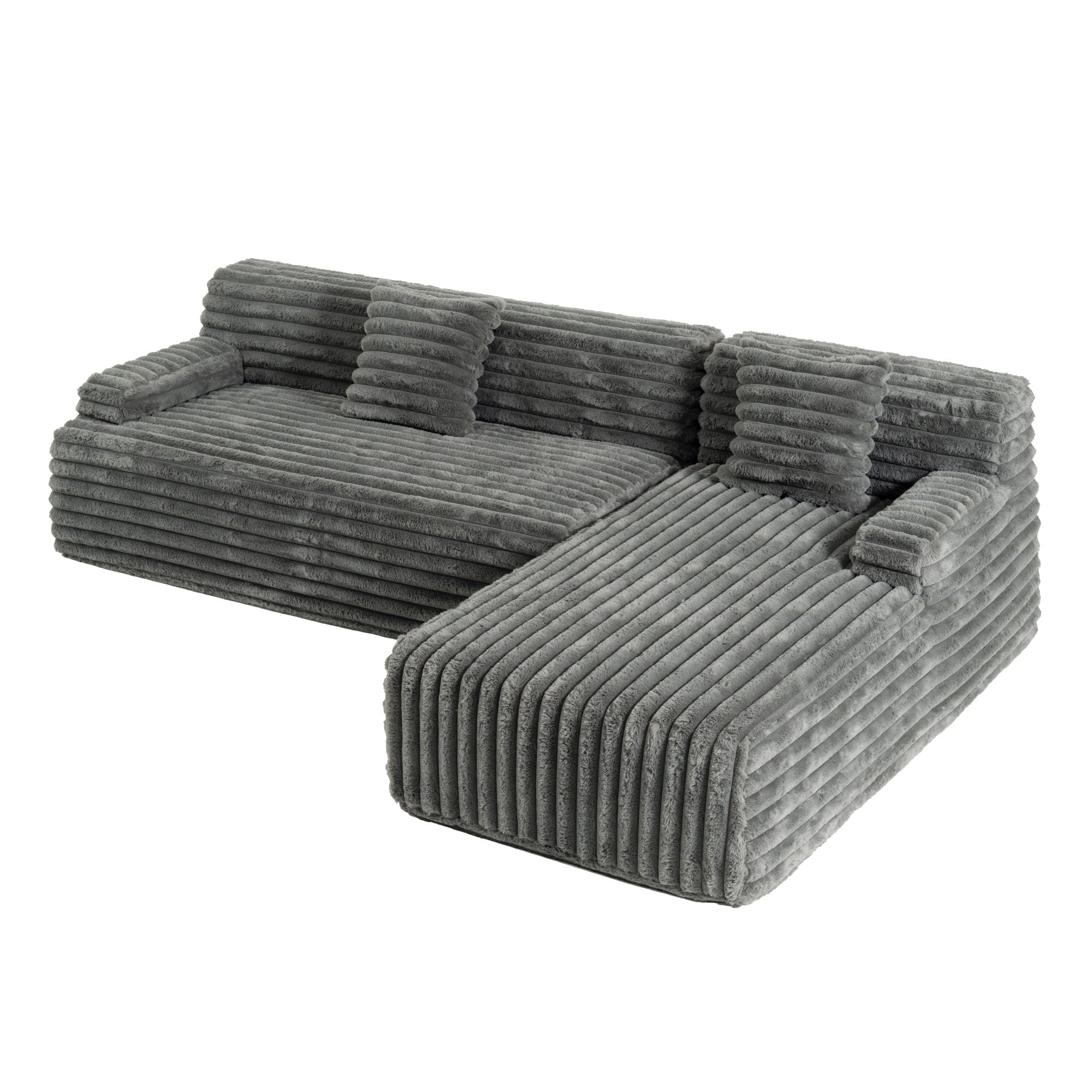 Cloud Sectional Sofa Upholstered Couch Free Combined Sofa