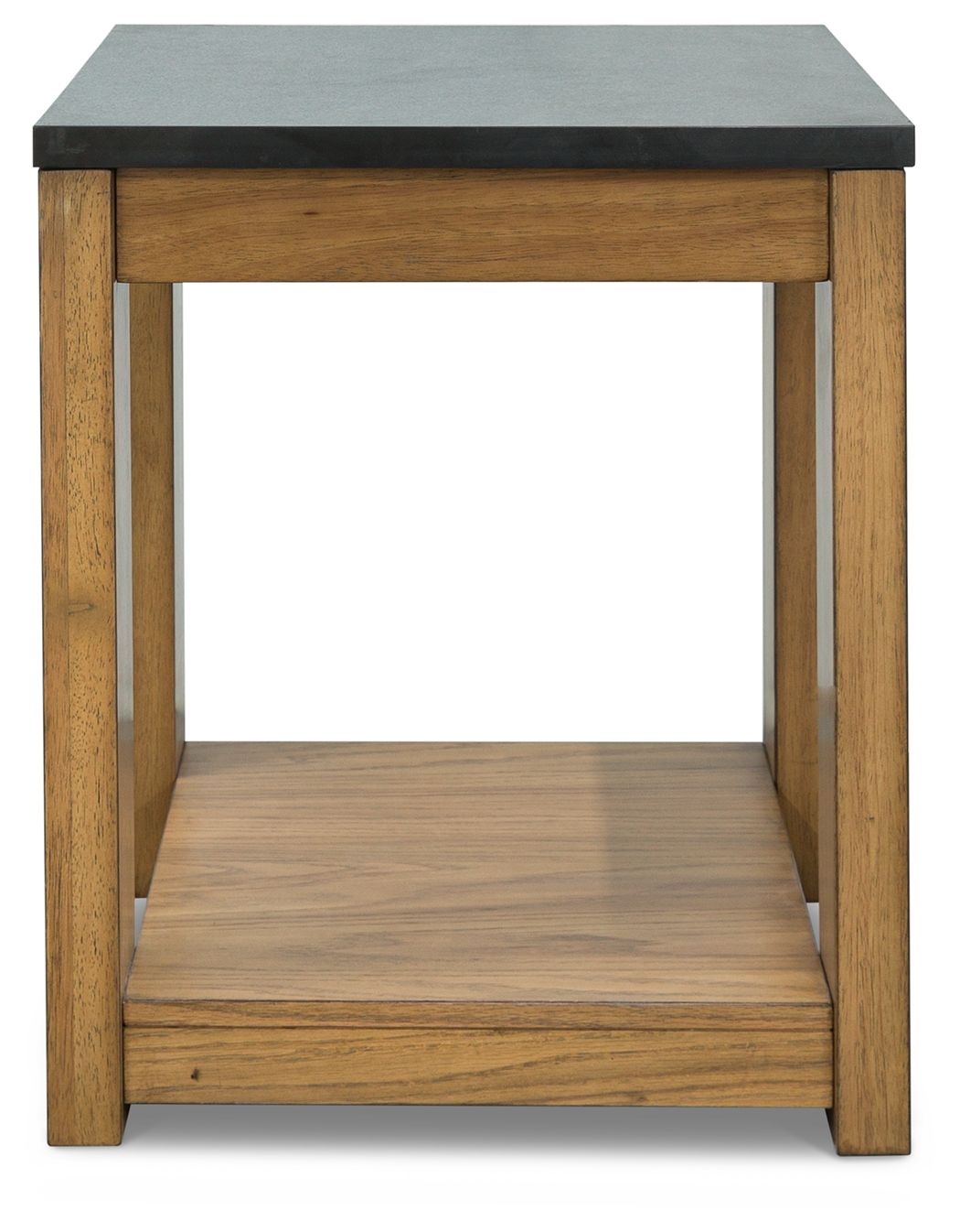 Signature Design by Ashley® Quentina - Light Brown / Black - Rectangular End Table | Meri Furniture