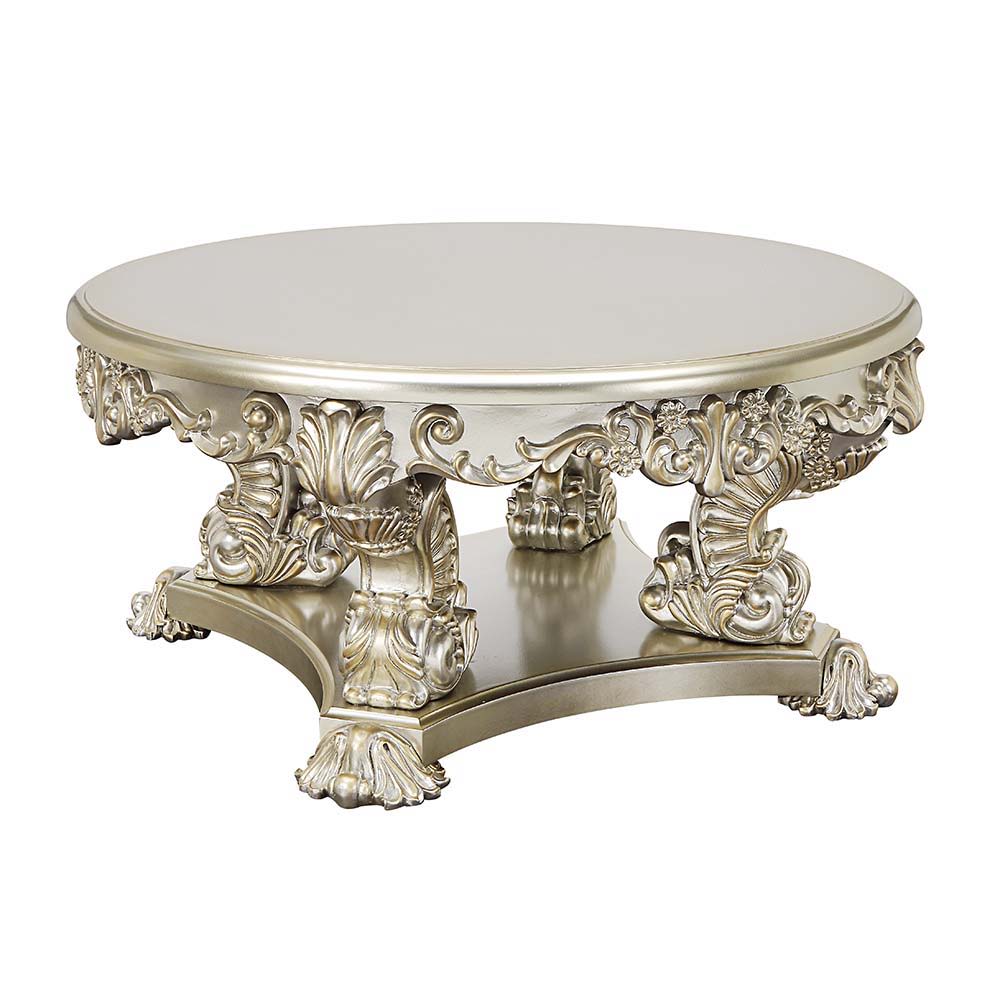 ACME Sorina - Coffee Table - Antique Gold Finish | Meri Furniture