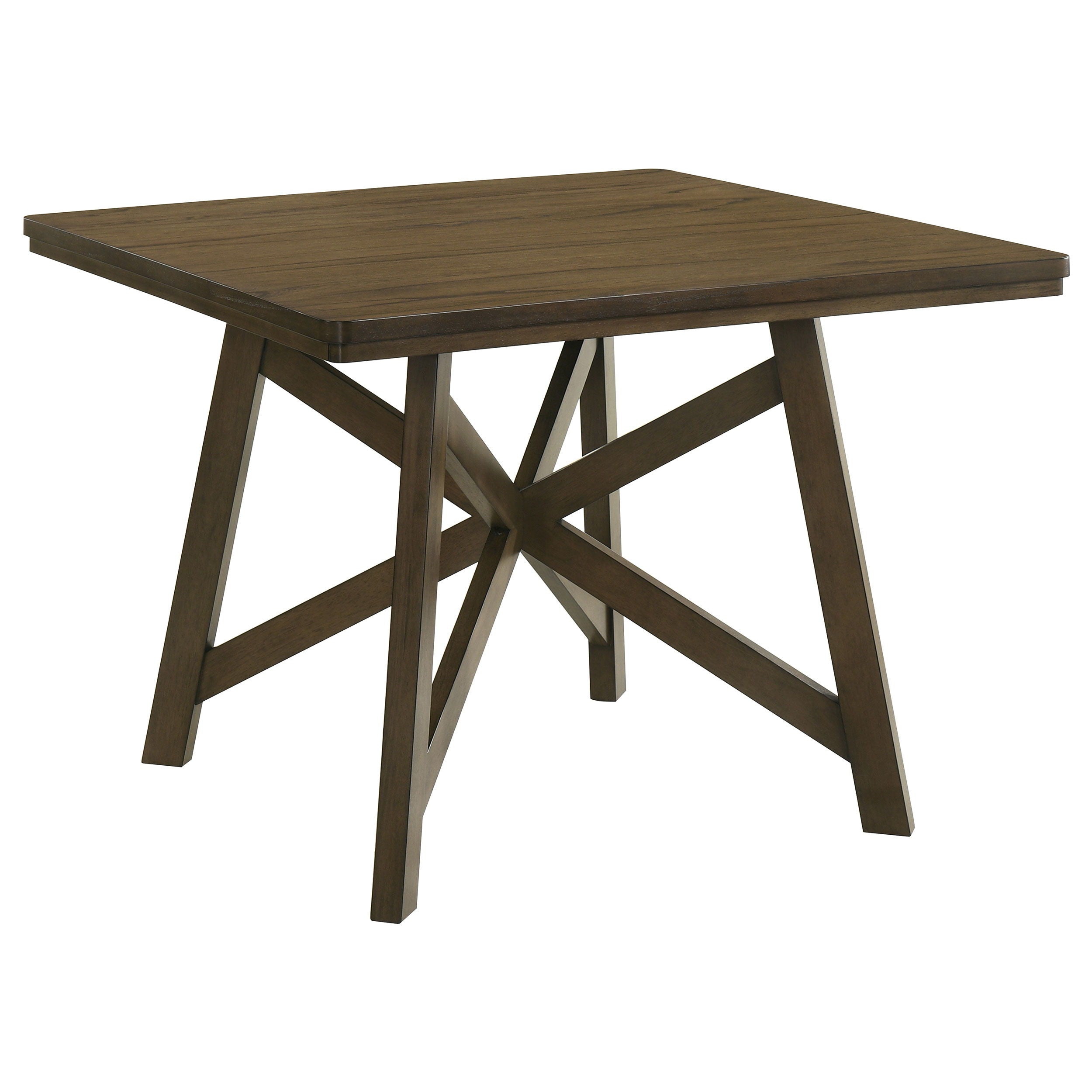 Coaster Fine Furniture Canfield - Square Counter Height Dining Table - Brown | Meri Furniture