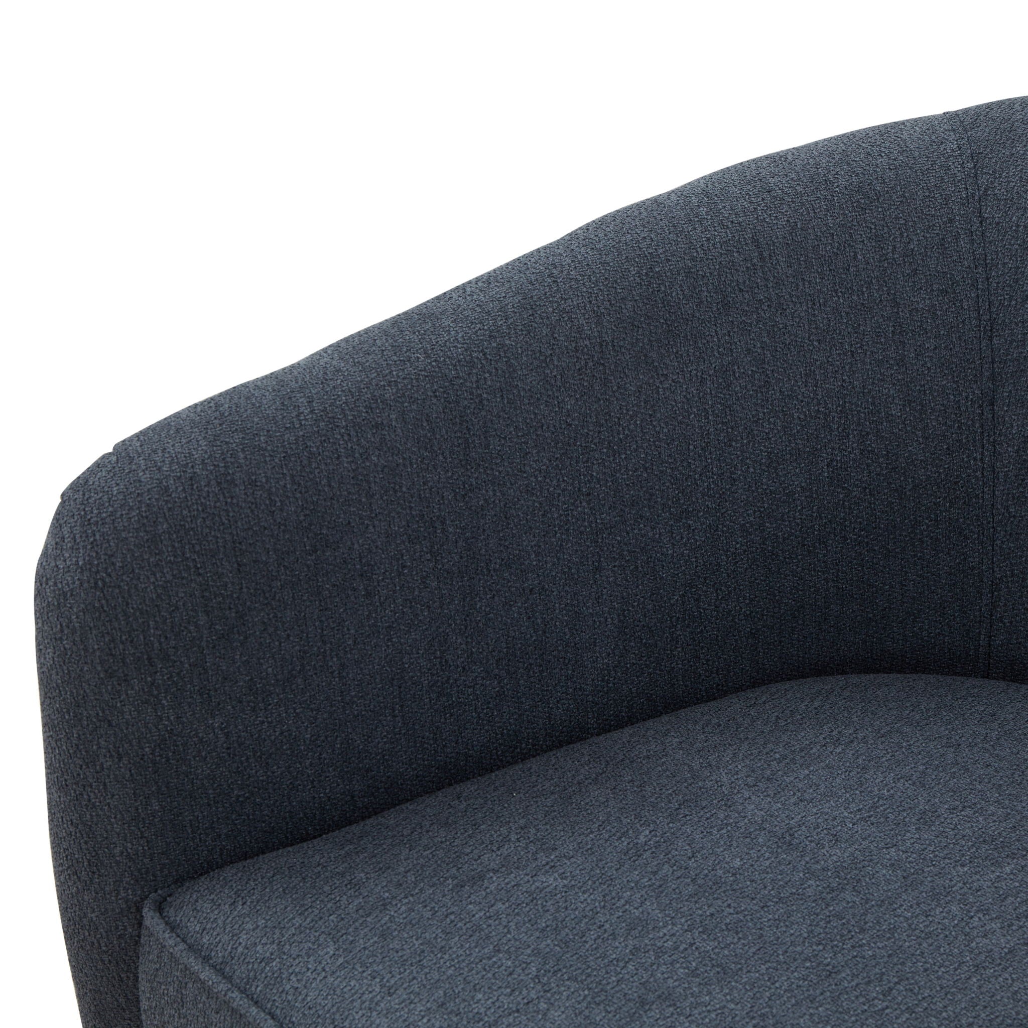 Miramar - Swivel Barrel Chair With Wooden Base