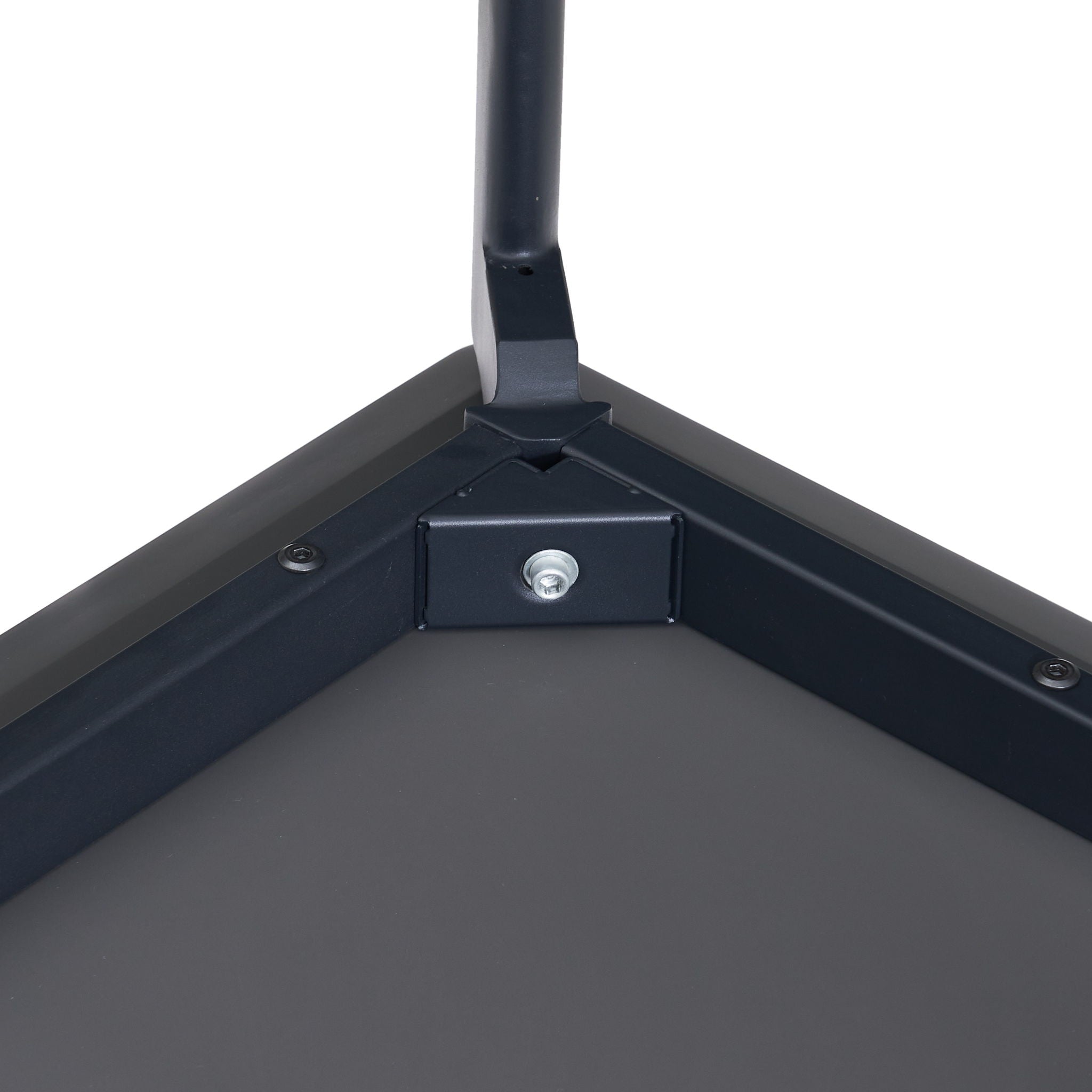 Modern Sintered Stone Dining Table Glossy Rock Surface Family Dining Table For 8 People With Sturdy Metal Legs Contemporary Kitchen Restaurant Furniture - Black / Gray