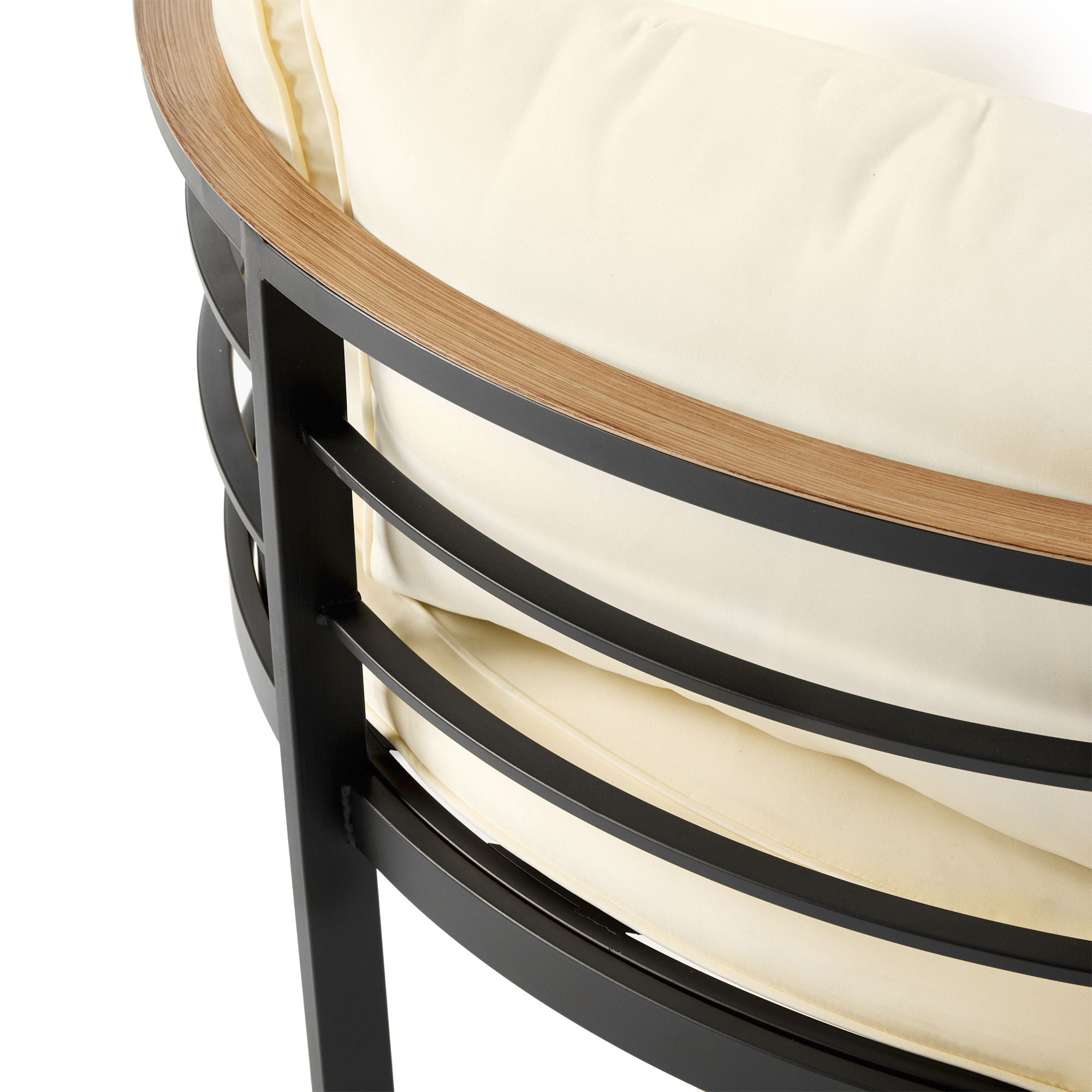 Outdoor Sectional Sofa Set Patio Seating Group With Cushions