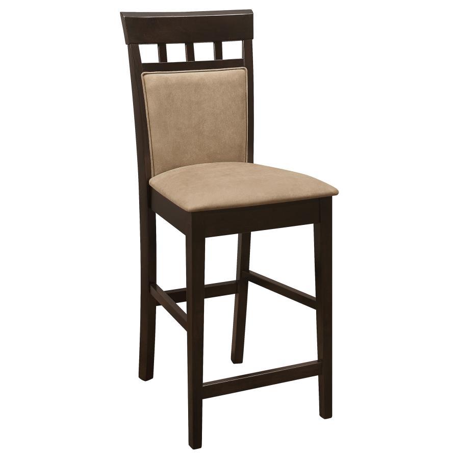 Coaster Fine Furniture Gabriel - Closed Back Counter Chair (Set of 2) - Cappuccino | Meri Furniture