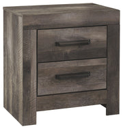 Signature Design by Ashley® Wynnlow - Gray - Two Drawer Night Stand | Meri Furniture