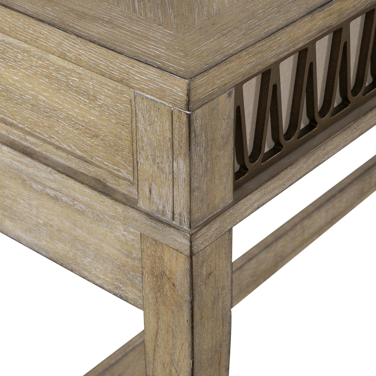 Liberty Furniture Devonshire - Console Bar Table - Weathered Sandstone | Meri Furniture