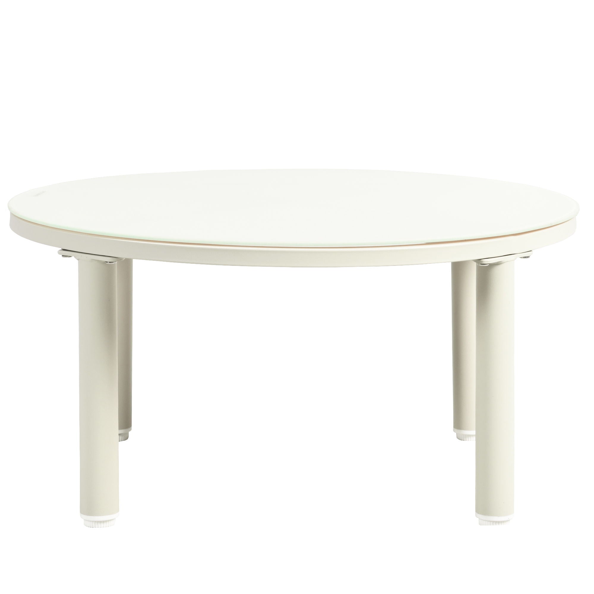 6 Piece Patio Set, Half Moon Outdoor Sectional Sofa With 2 High Low Coffee Tables, 4 Pillows & Cushions