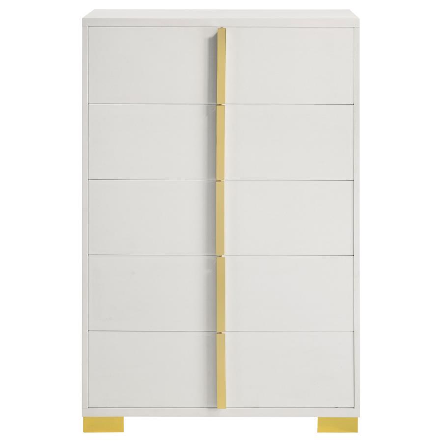 Coaster Fine Furniture Marceline - 5-Drawer Bedroom Chest | Meri Furniture