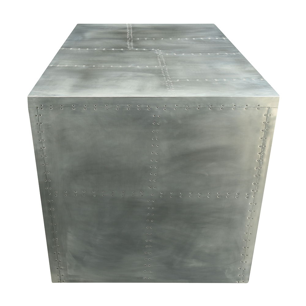 Brancaster - Executive Writing Desk - Aluminum