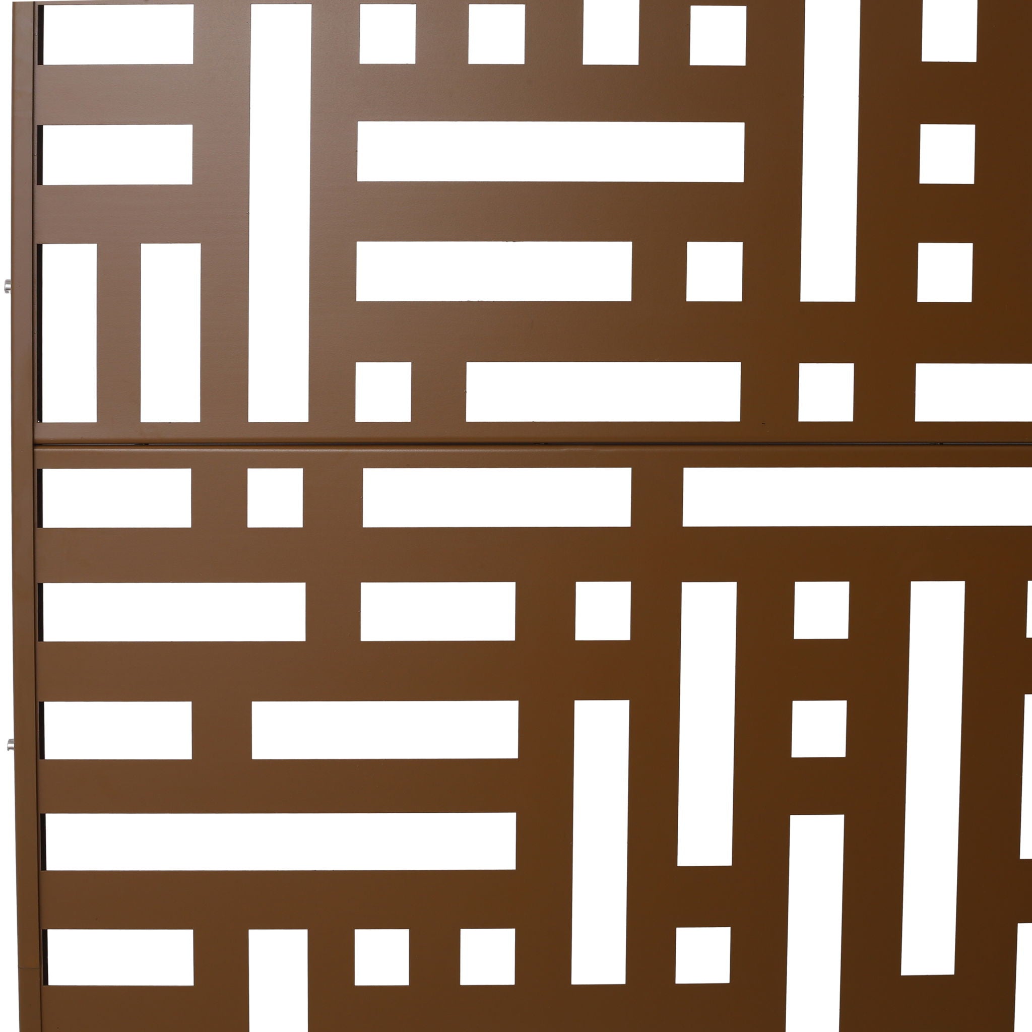 Decorative Freestanding Metal Privacy Screen For Indoor & Outdoor Use