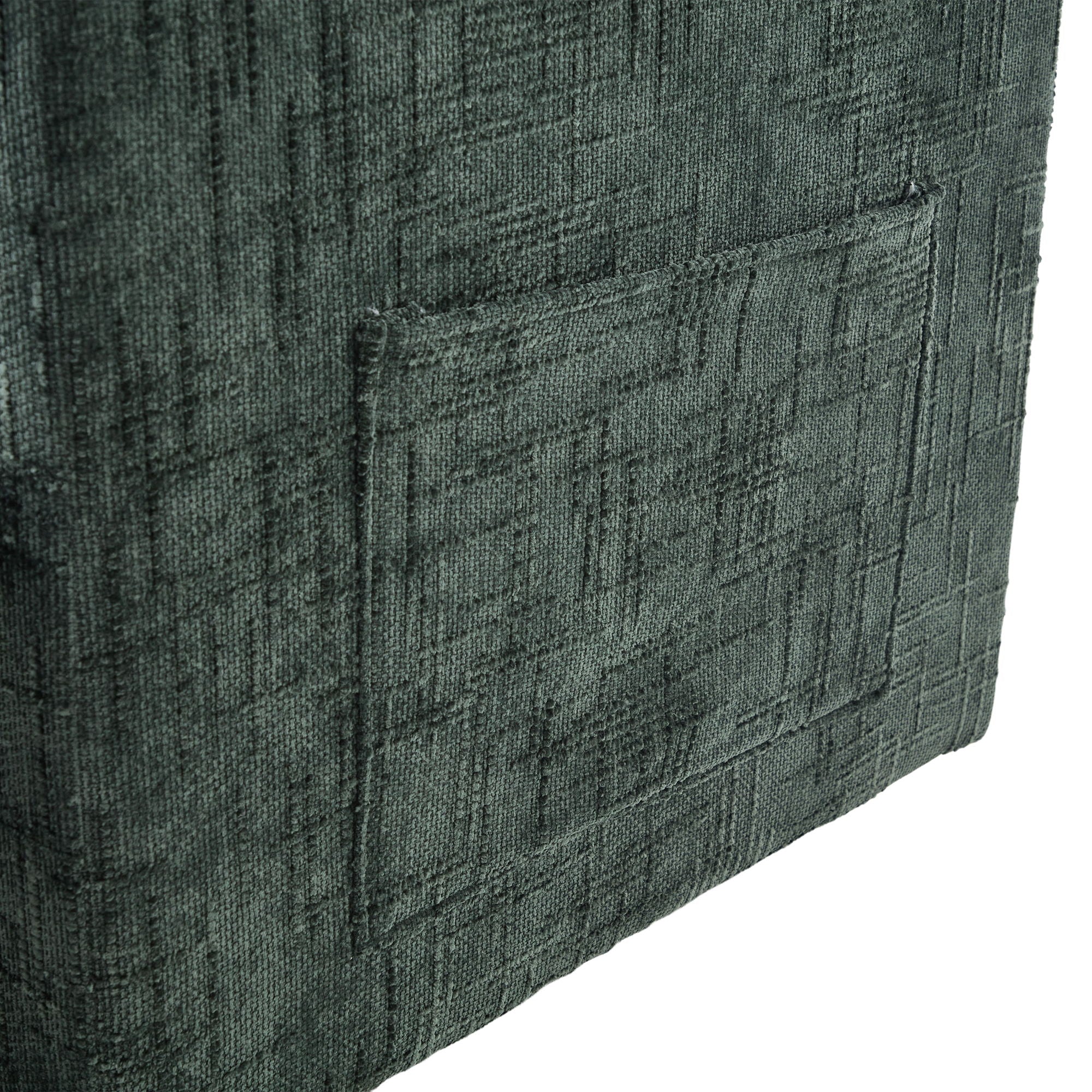 Multifunctional Chenille Recliner Sofa With Storage And Phone Bracket