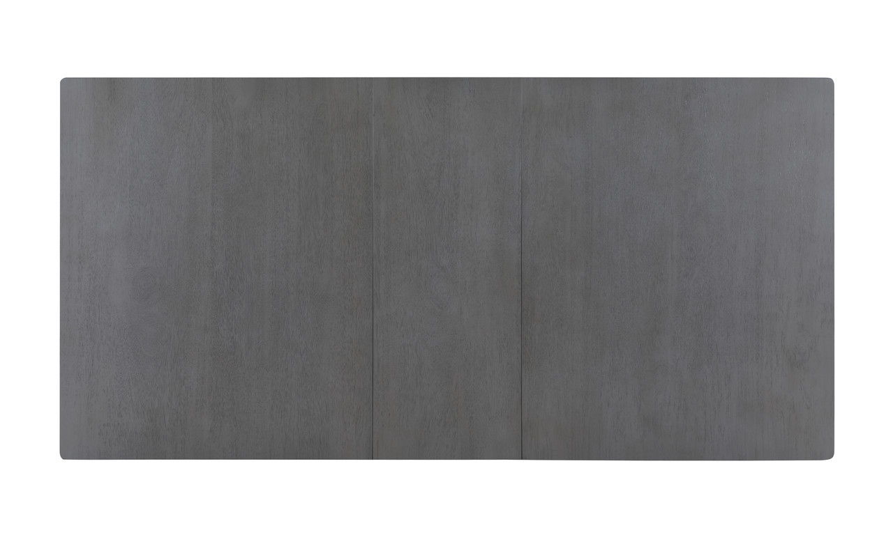 CarlisleÿGray 59.5" Finish Extendable Wood Dining Table