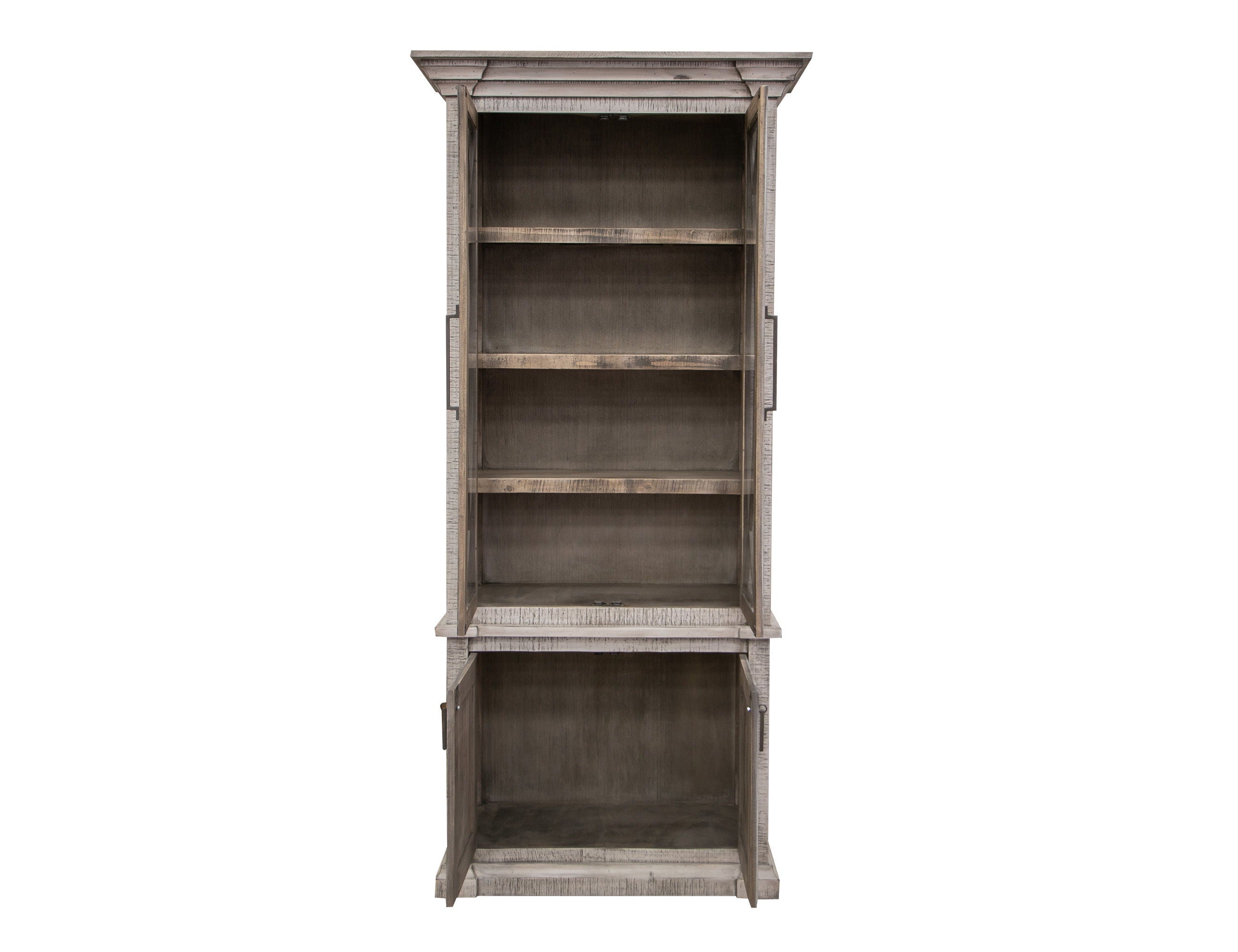 International Furniture Direct Marlin - Cabinet - Gray | Meri Furniture