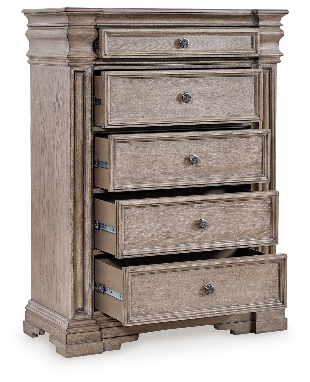 Signature Design by Ashley® Blairhurst - Light Grayish Brown - Five Drawer Chest | Meri Furniture