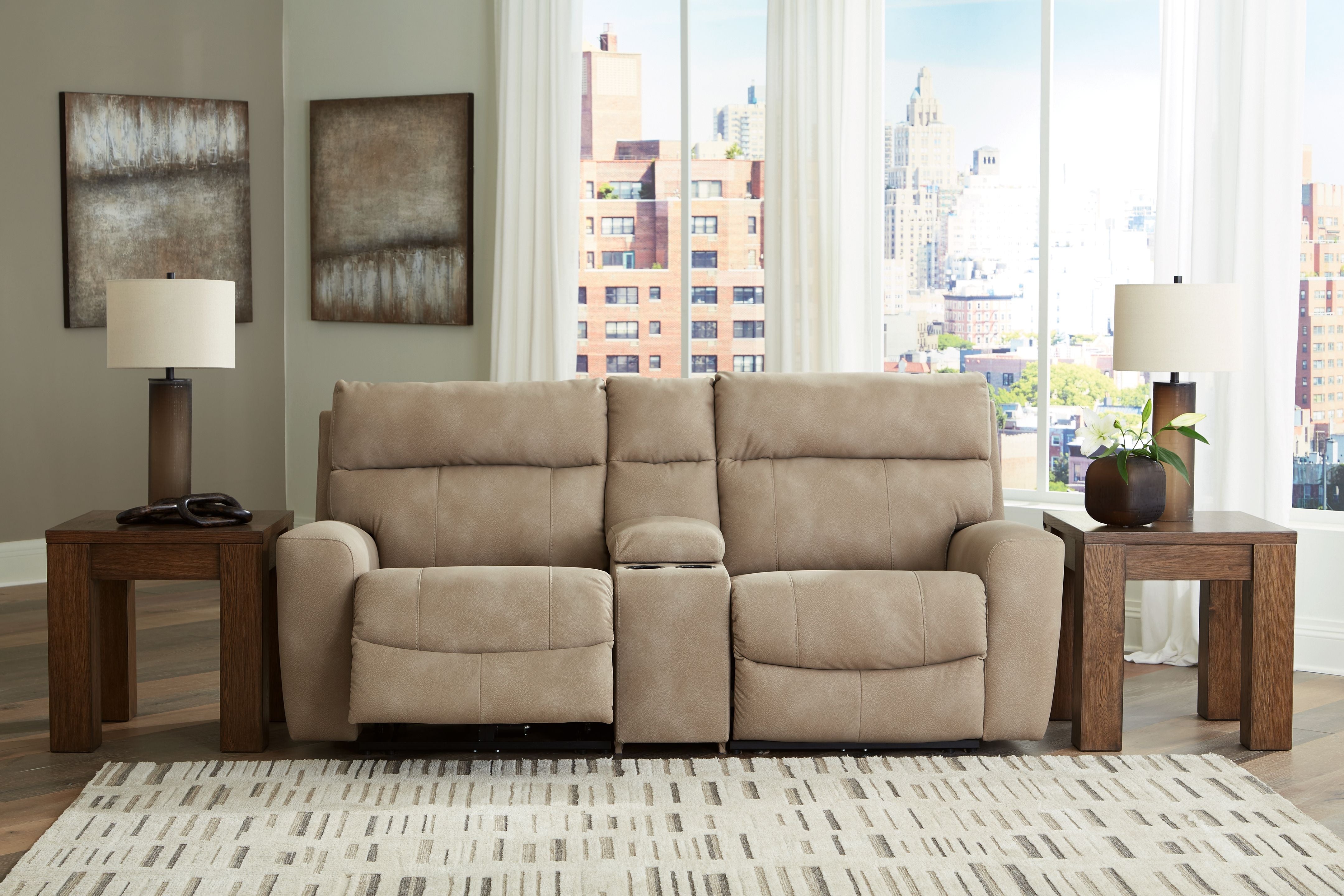 Signature Design by Ashley® Next-gen Durapella - Reclining Sectional | Meri Furniture