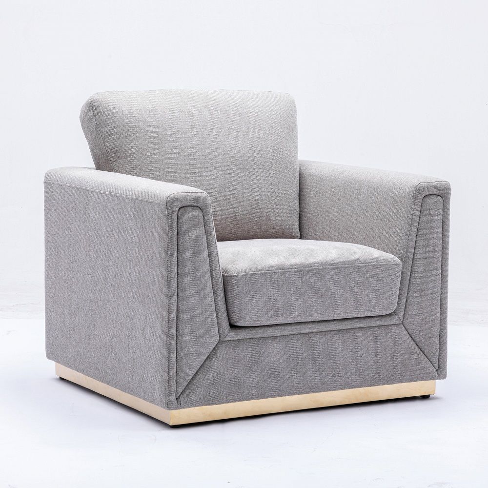 ACME Valin - Chair - Grey | Meri Furniture