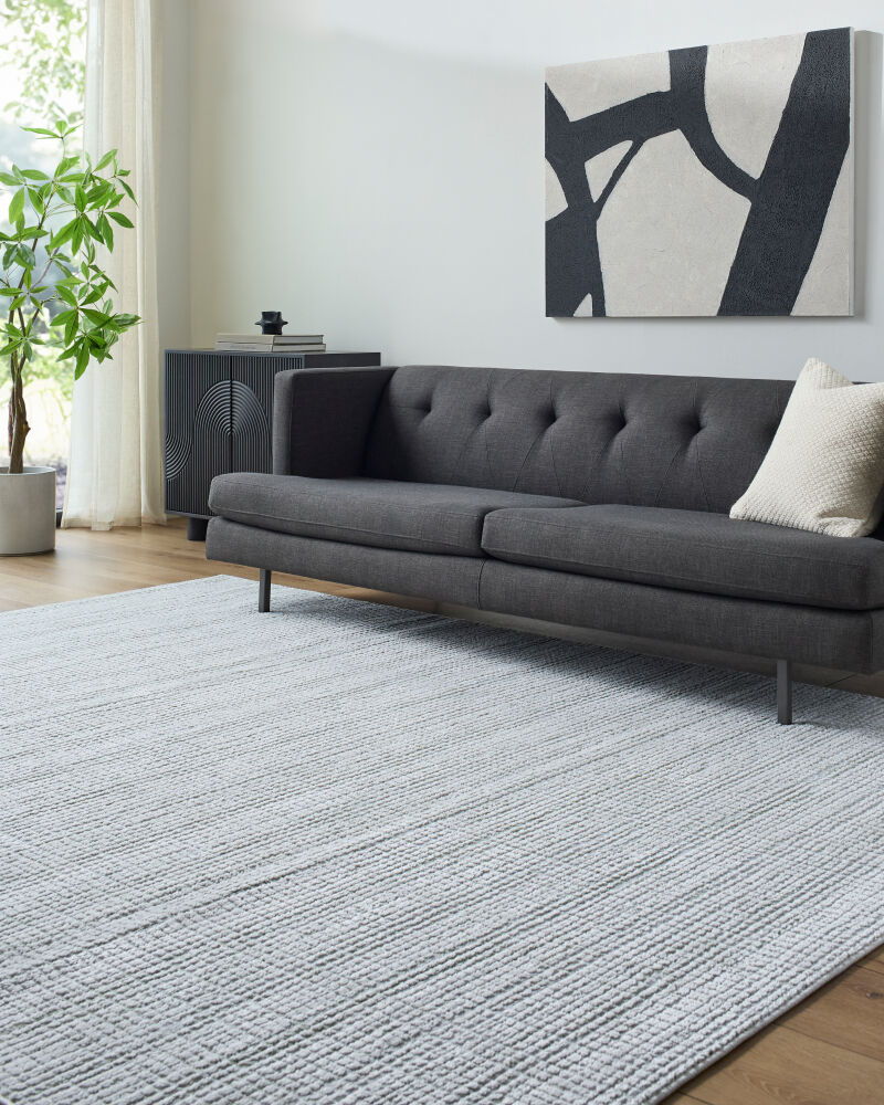 Siyah Machine Woven Rug