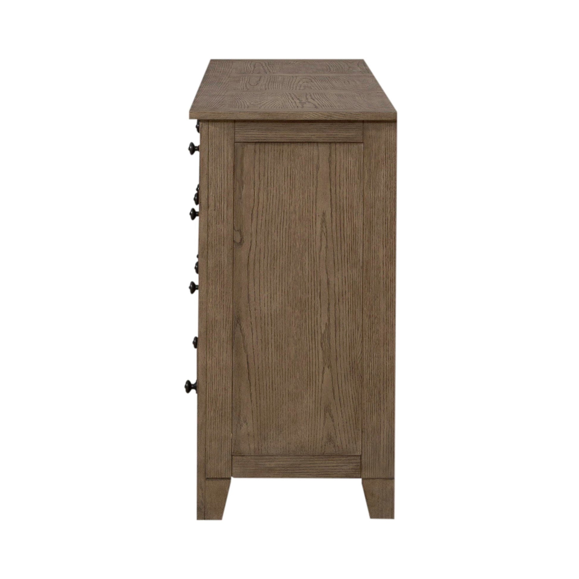 Liberty Furniture Grandpas Cabin - 7 Drawers Dresser - Light Brown | Meri Furniture