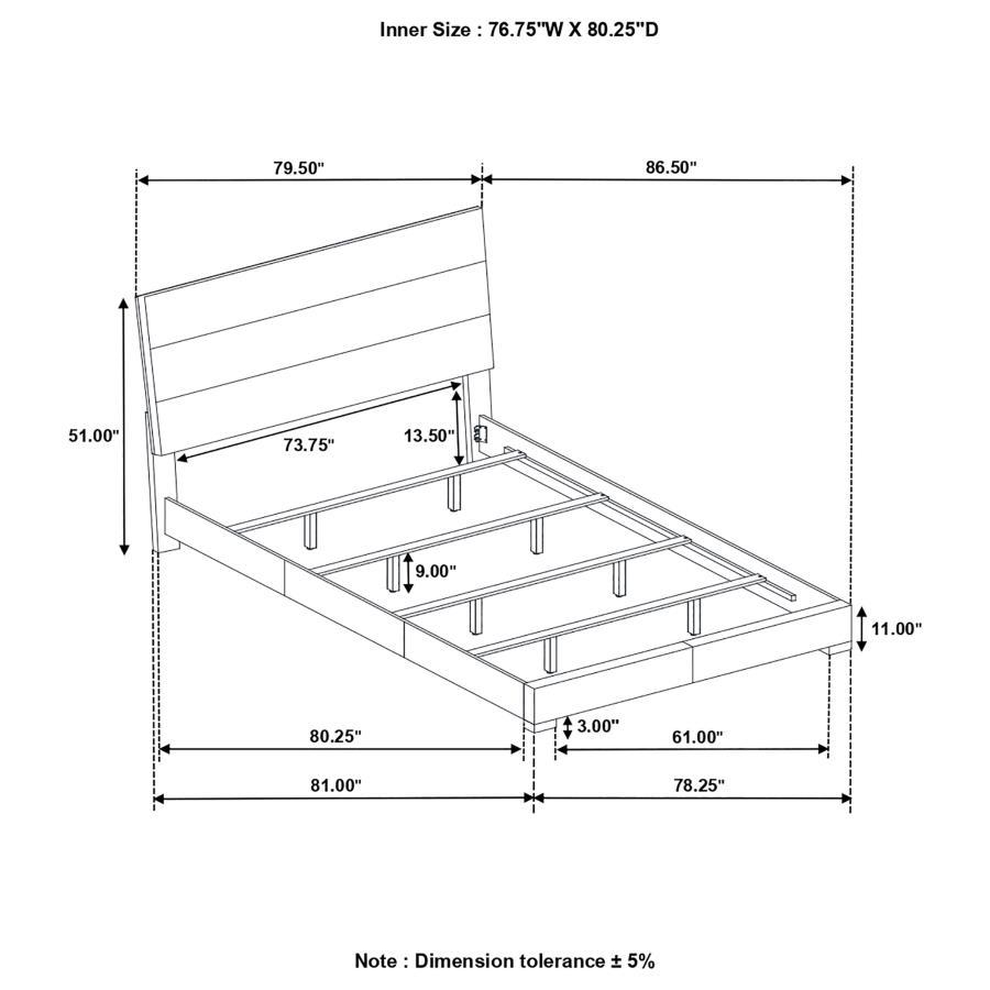 Coaster Fine Furniture Felicity - Wood Panel Bed | Meri Furniture