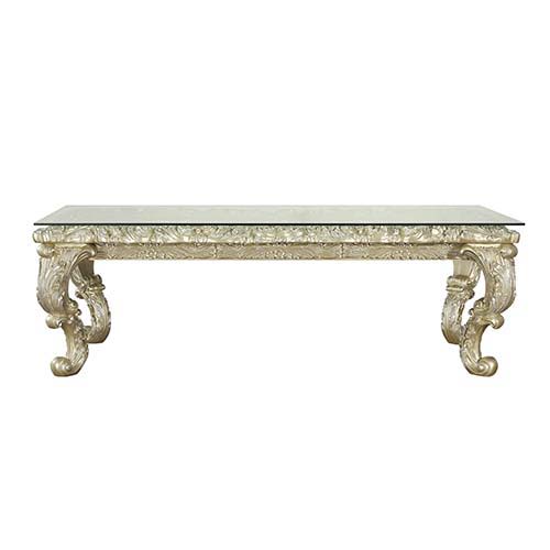 ACME Vatican - Dining Table - Champagne Silver Finish | Meri Furniture