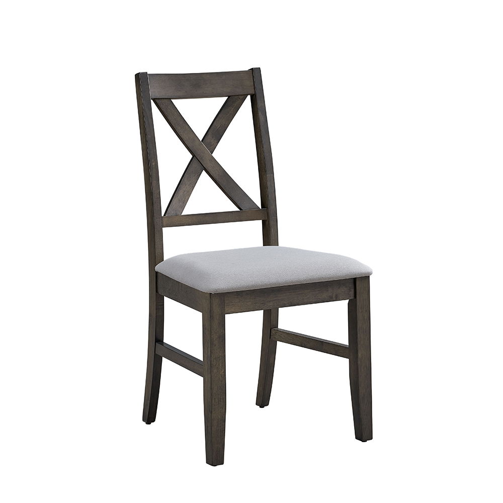 ACME Marit - Side Chair (Set of 2) - Gray Finish | Meri Furniture
