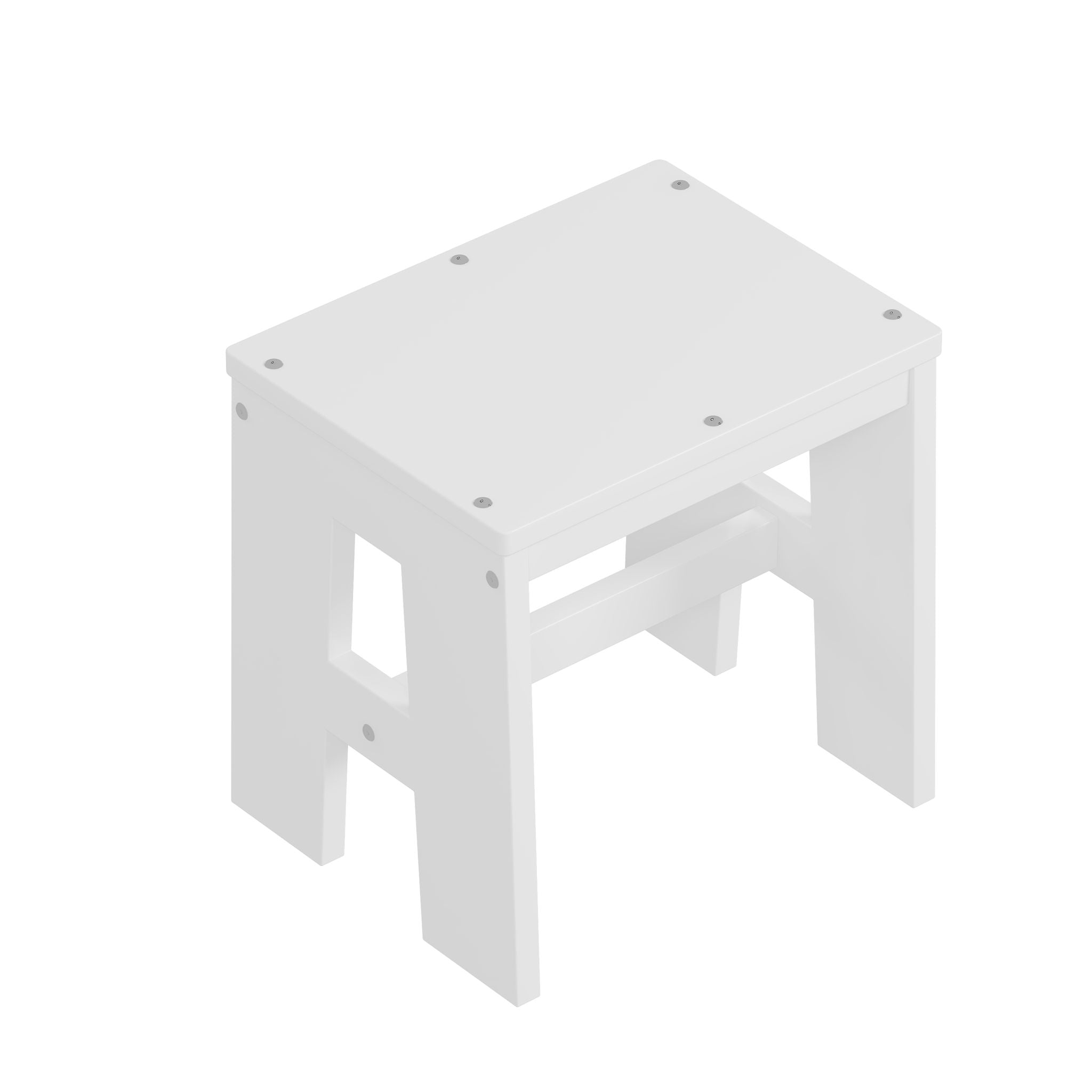 Daybed With Storage Shelves And Lockers, Multi Functional Bed With Study Desk And Matching Stool