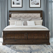 Liberty Furniture Arden Road - Upholstered Sleigh Bed | Meri Furniture