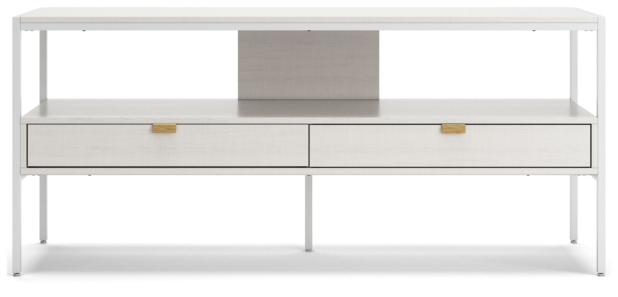 Deznee - Large TV Stand - White