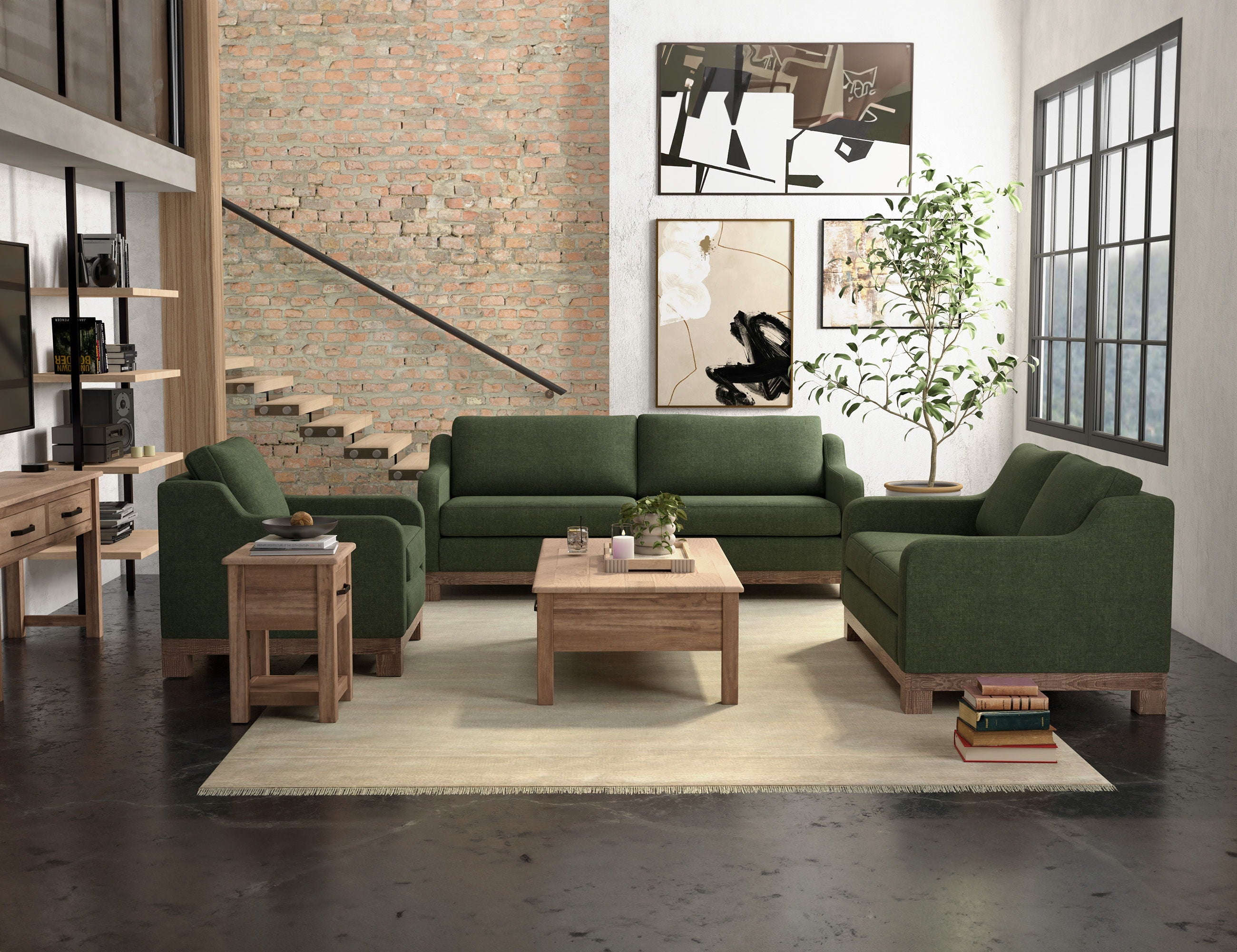 International Furniture Direct Samba - Fabric Sofa | Meri Furniture