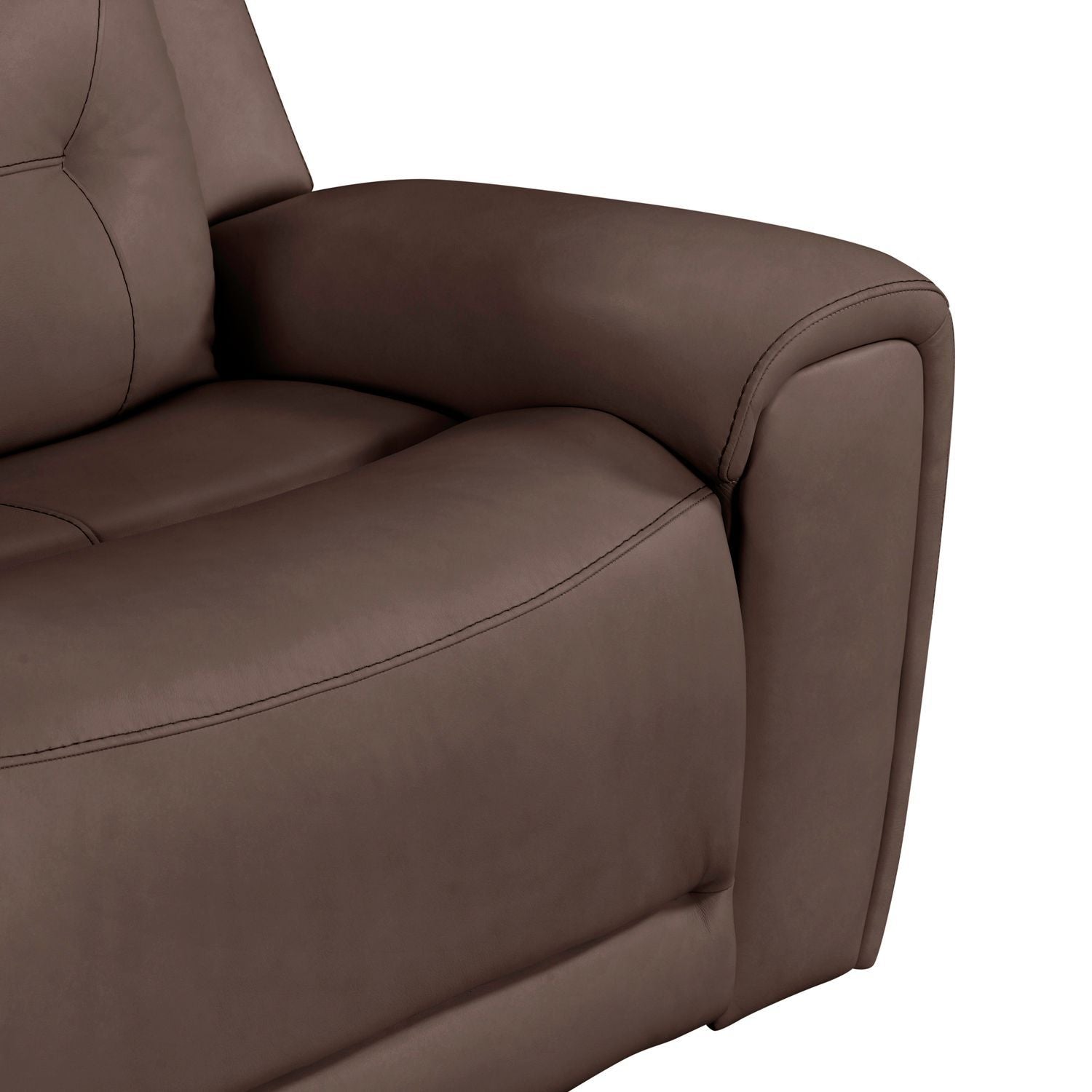 Beckham - R Arm Recliner P2 & ZG - Brown