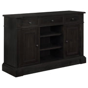 Coaster Fine Furniture Phelps - 2 Door Sideboard Buffet Cabinet - Distressed Noir | Meri Furniture