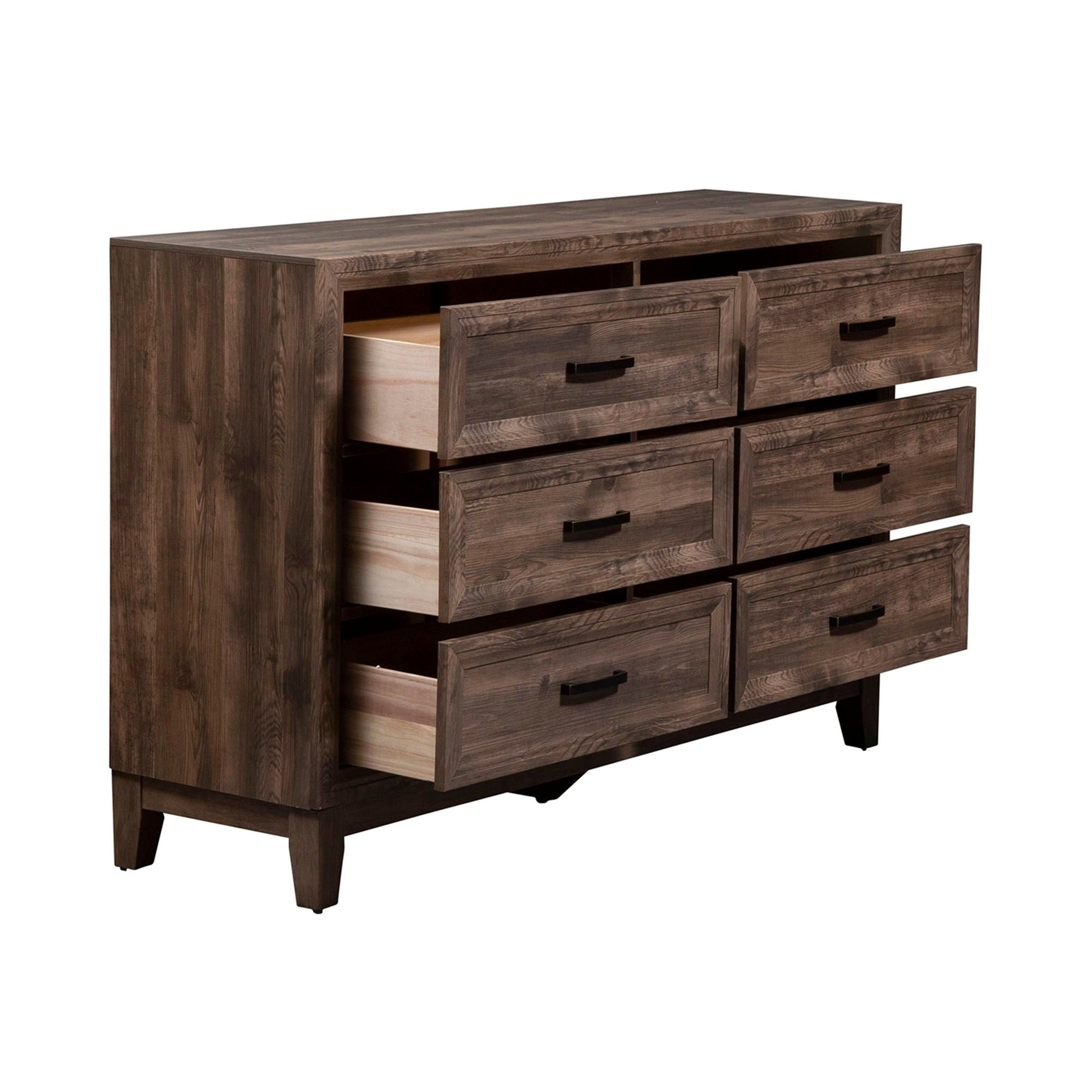 Liberty Furniture Ridgecrest - 6 Drawer Dresser - Light Brown | Meri Furniture