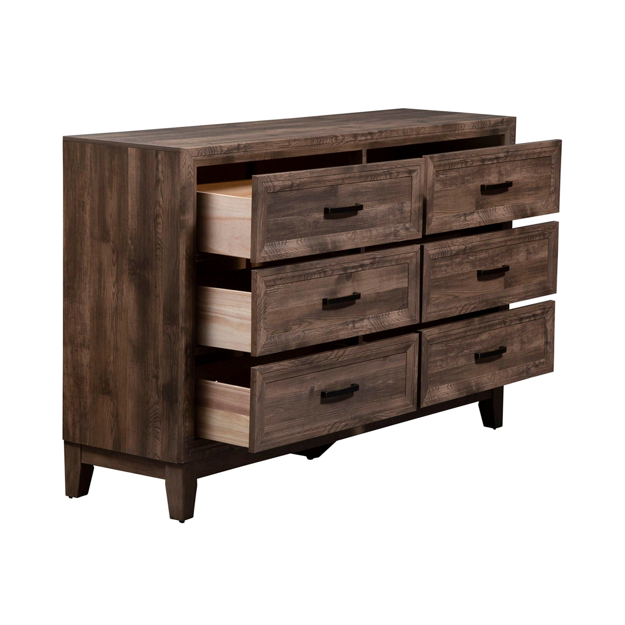Liberty Furniture Ridgecrest - 6 Drawer Dresser - Light Brown | Meri Furniture