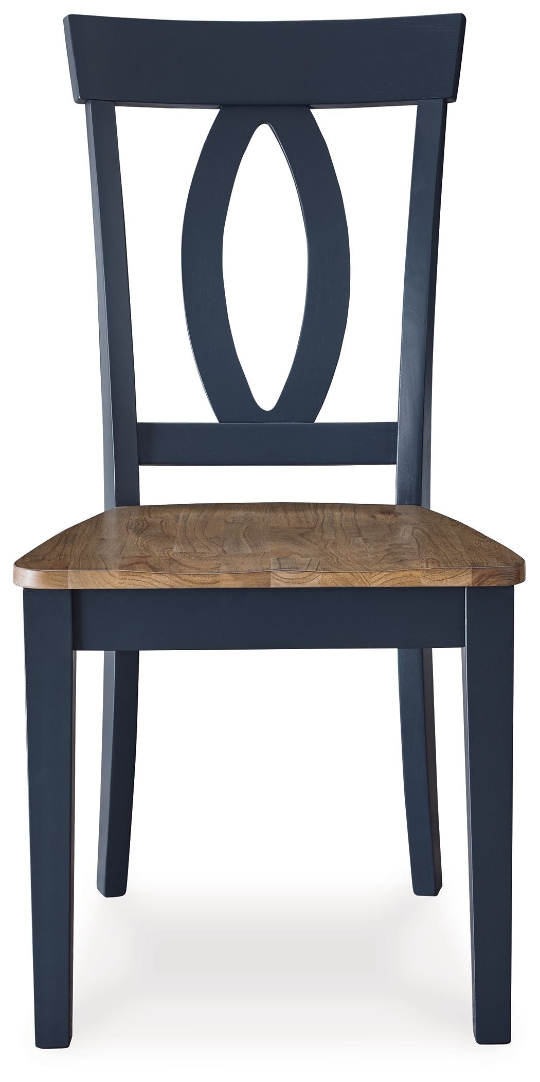 Signature Design by Ashley® Landocken - Brown / Blue - Dining Room Side Chair (Set of 2) | Meri Furniture