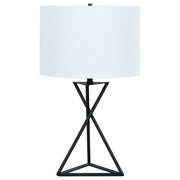 Coaster Fine Furniture Mirio - Drum Shade Metal Bedside Table Lamp - Black | Meri Furniture