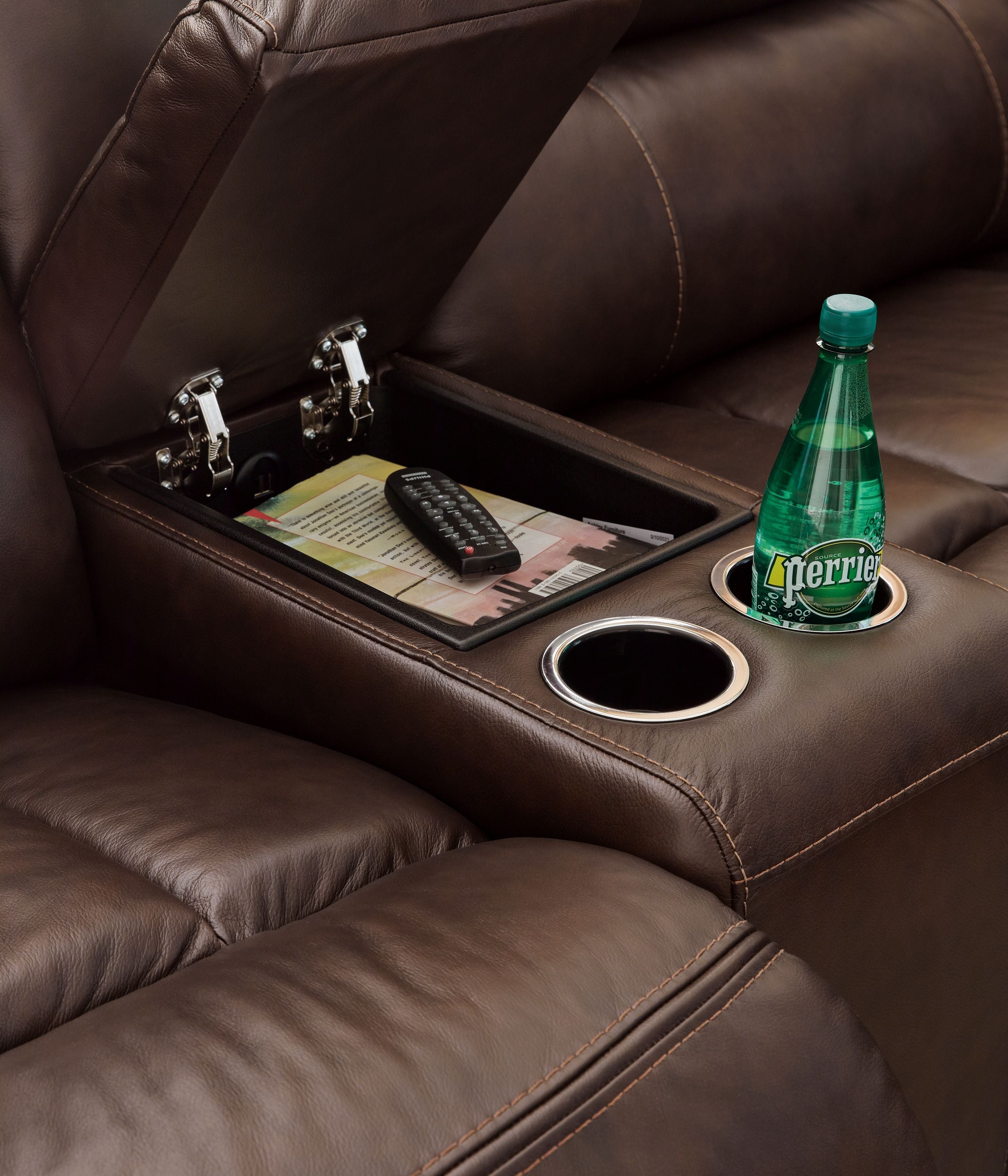 Signature Design by Ashley® Family Circle - Power Reclining Sectional | Meri Furniture