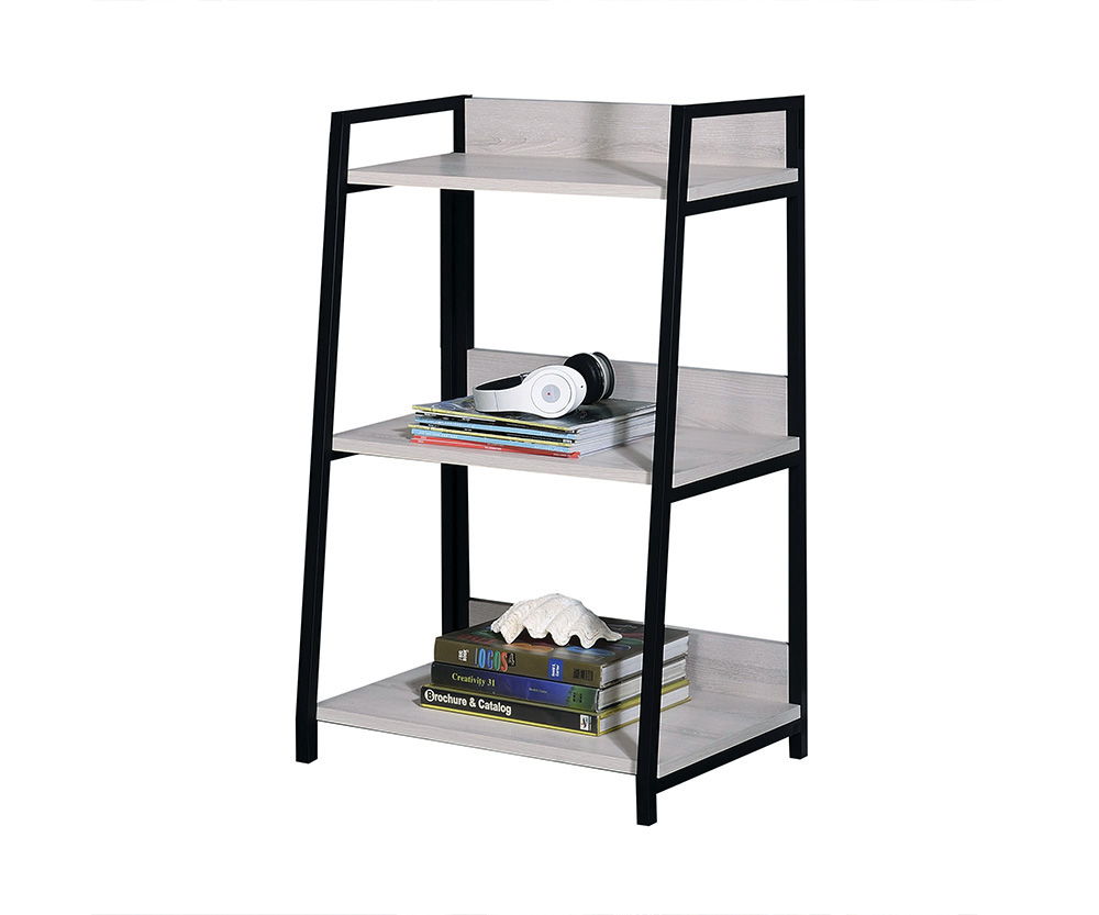ACME Wendral - Bookshelf - Natural & Black - 37" | Meri Furniture
