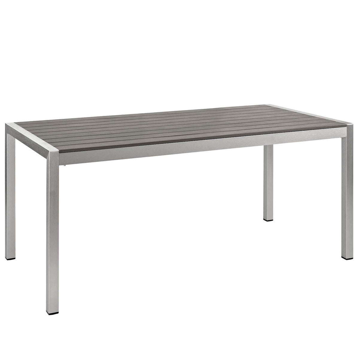 Shore Outdoor Patio Aluminum Dining Table by Modway