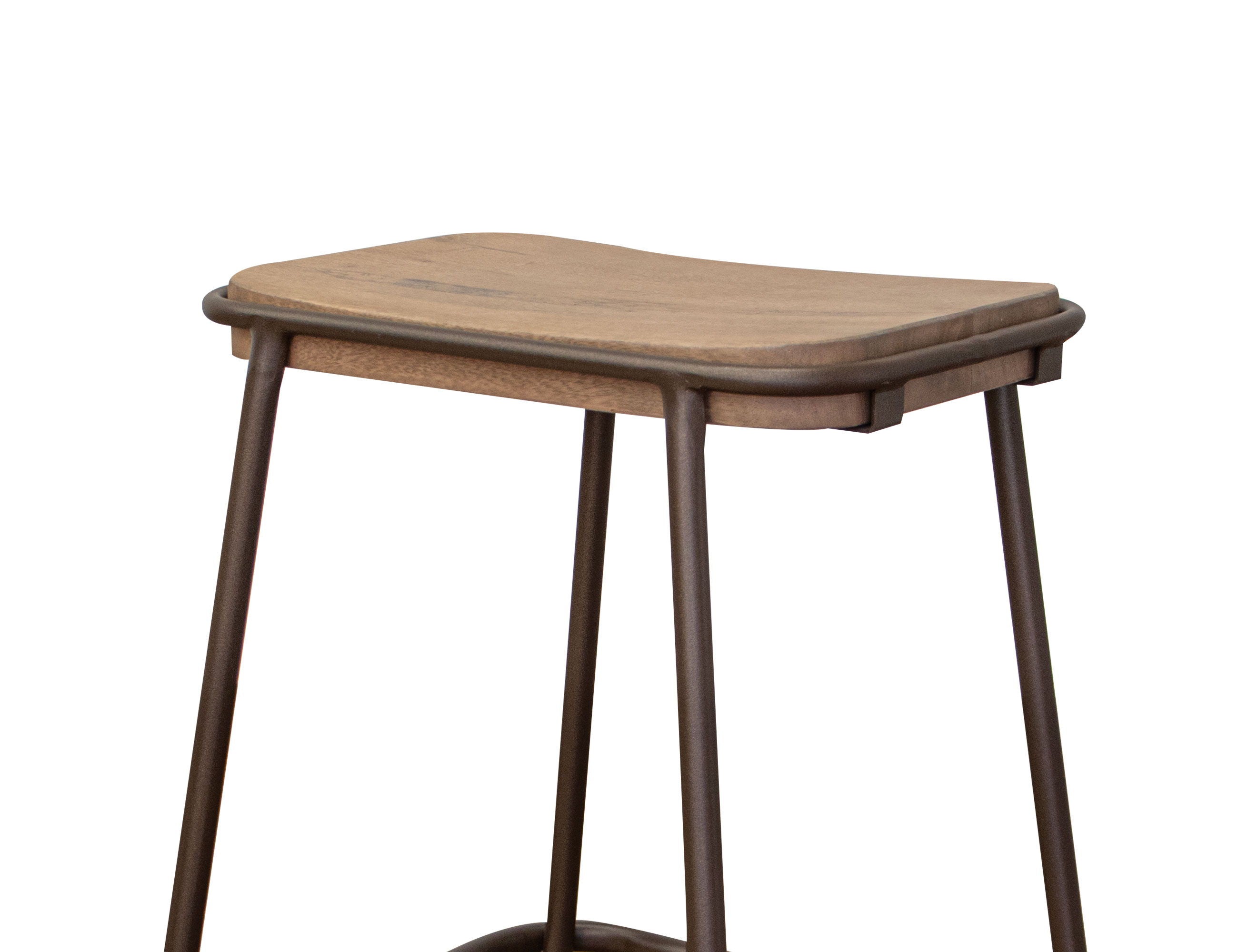 International Furniture Direct Natural Parota - Stool | Meri Furniture