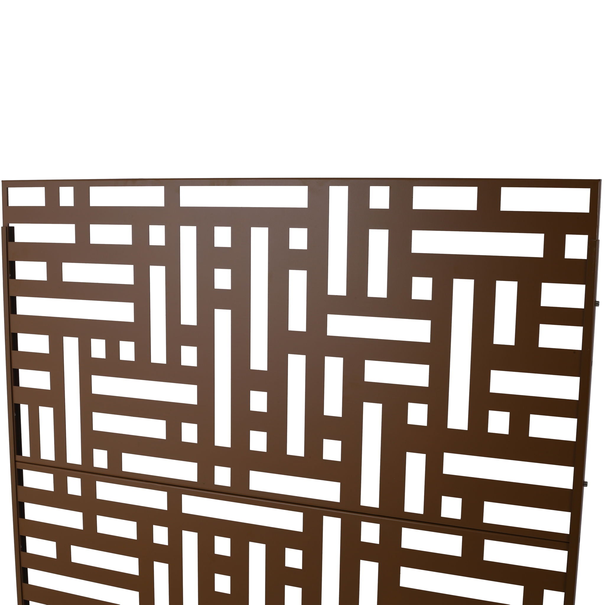 Decorative Freestanding Metal Privacy Screen For Indoor & Outdoor Use