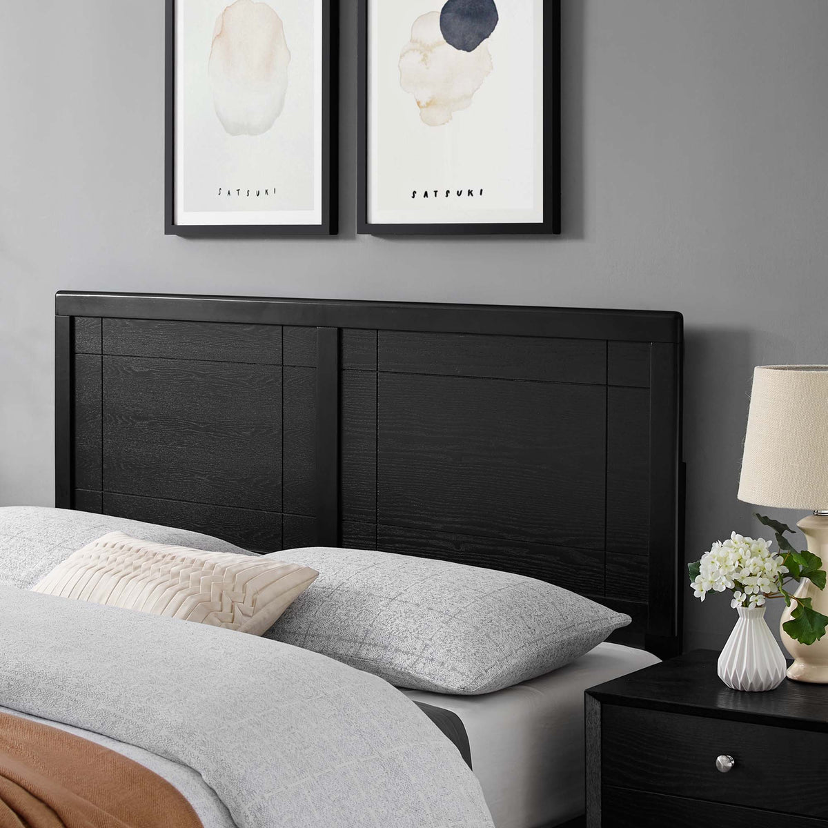 Archie Wood Full Headboard by Modway
