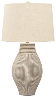 Layal - Paper Table Lamp  - Beige