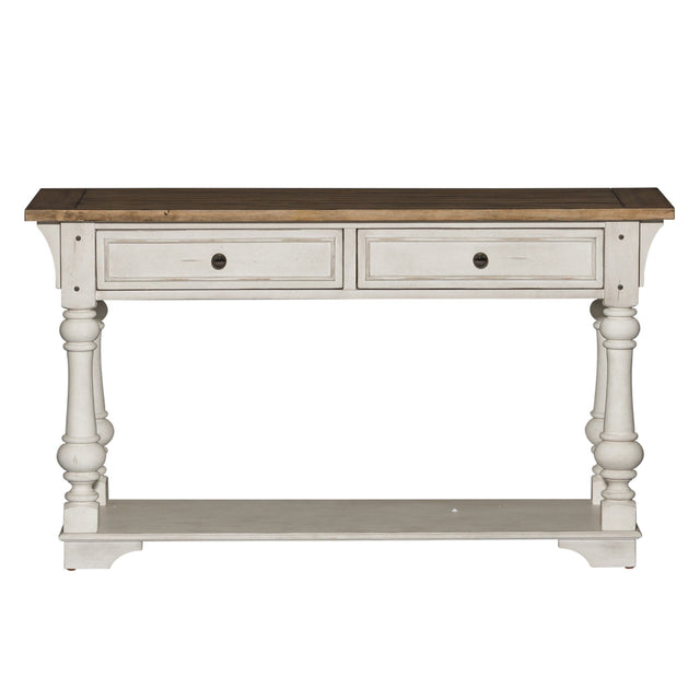 Liberty Furniture Morgan Creek - Sofa Table - White | Meri Furniture